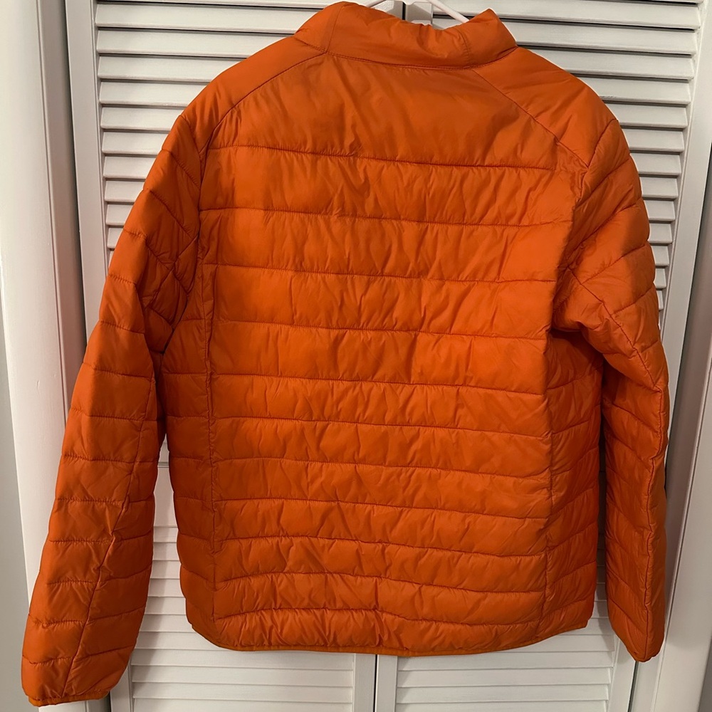 Amazon Essentials Orange Puffer Jacket - image 2